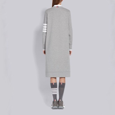 トム ブラウン クラシック ストライプ ドレス グレー FJD056A-00535-055 Purchase トム ブラウン クラシック ストライプ ドレス グレー FJD056A-00535-055