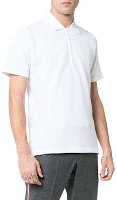 Polo de Manga Corta Clásico Rayado Thom Browne Blanco MJP042A-00050-100 Shop Polo de Manga Corta Clásico Rayado Thom Browne Blanco MJP042A-00050-100