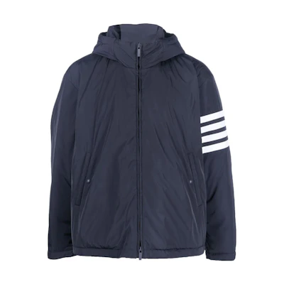 Thom Browne Classic Striped Zip-Up Jacket Ivy Style Blue Fall Winter MJD102X-07259-415