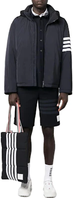 汤姆布朗经典条纹拉链夹克 常春藤风 蓝色 秋冬款 MJD102X-07259-415 Lookbook 汤姆布朗经典条纹拉链夹克 常春藤风 蓝色 秋冬款 MJD102X-07259-415