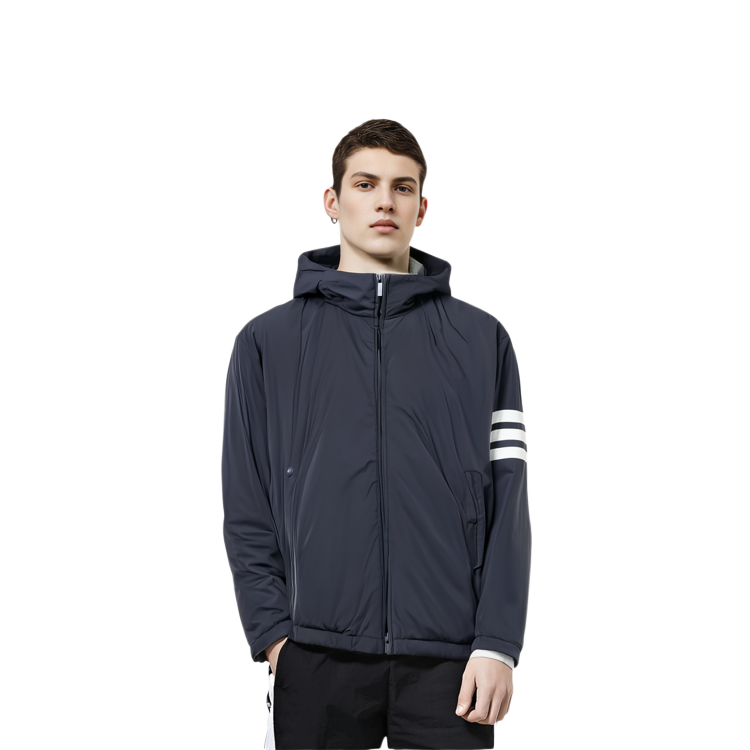 Details for 汤姆布朗经典条纹拉链夹克 常春藤风 蓝色 秋冬款 MJD102X-07259-415