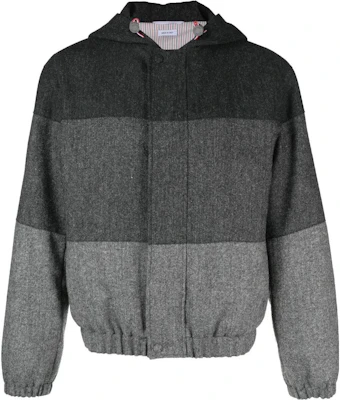 Thom Browne 拼接配色連帽長袖外套 MJO205A-05385-015 Buy Thom Browne 拼接配色連帽長袖外套 MJO205A-05385-015