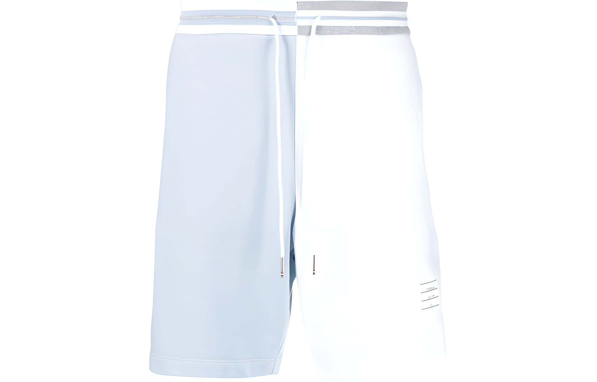 Thom Browne Colorblock Mid-Rise Casual Shorts Blue MJQ198F-J0137-997
