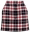 Order トムブラウン カラーブロック プラッド ミニスカート レッド 学校用エディション FGC595A-07474-960