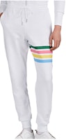 THOM BROWNE Colorblock Stripe Jogger Sweatpants Men’s White MJQ065E-04061-100 THOM BROWNE Colorblock Stripe Jogger Sweatpants Men’s White MJQ065E-04061-100
