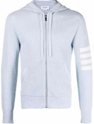Thom Browne Colorblock Zip-Up Hoodie Jacket Light Blue MKT015A-Y6011-480 Buy Thom Browne Colorblock Zip-Up Hoodie Jacket Light Blue MKT015A-Y6011-480