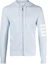 Order Thom Browne Colorblock Zip-Up Hoodie Jacket Light Blue MKT015A-Y6011-480