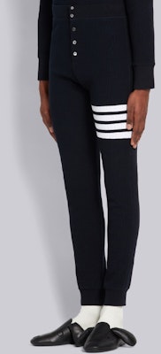 トムブラウン コンパクトワッフル 4バー ロングジョンズ ネイビーブルー 秋冬パンツ MJB012A-05802-415 Purchase トムブラウン コンパクトワッフル 4バー ロングジョンズ ネイビーブルー 秋冬パンツ MJB012A-05802-415