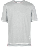 Thom Browne Contrast Stitch Short Sleeve T-Shirt MJS110A-01454-055 Thom Browne Contrast Stitch Short Sleeve T-Shirt MJS110A-01454-055