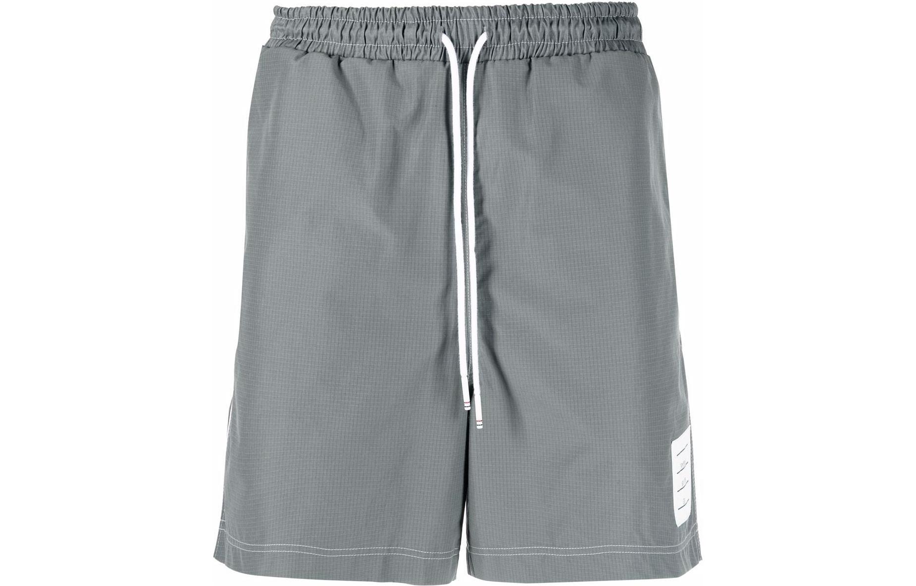Thom Browne Drawstring Casual Shorts Gray MJQ151A-07651-035