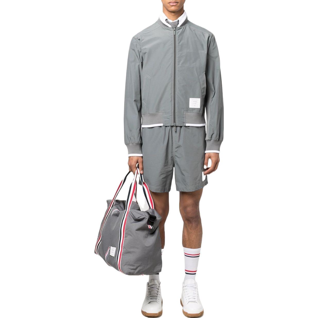 Lookbook トムブラウン ドローストリング カジュアルショーツ グレー MJQ151A-07651-035