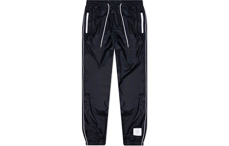 Thom Browne Drawstring Sweatpants Strip Print Navy MJQ119A-06859-415