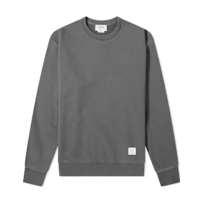 Thom Browne Faded Effect Crewneck Pullover Sweatshirt Men’s Grey MJT262B-03377-035
