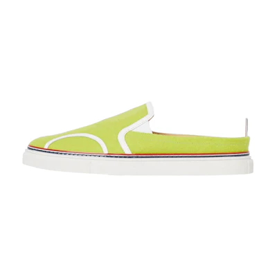 Thom Browne Flannel Slippers 'Yellow'