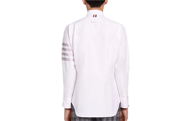 Thom Browne Four-Bar Oxford Long Sleeve Shirt Pink Men MWL001A-06496-680 圖 3