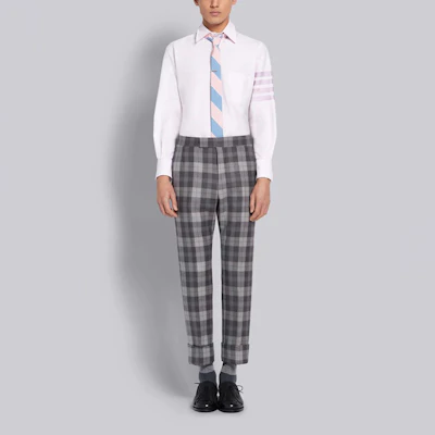 Thom Browne Four-Bar Oxford Long Sleeve Shirt Pink Men MWL001A-06496-680 Shop Thom Browne Four-Bar Oxford Long Sleeve Shirt Pink Men MWL001A-06496-680