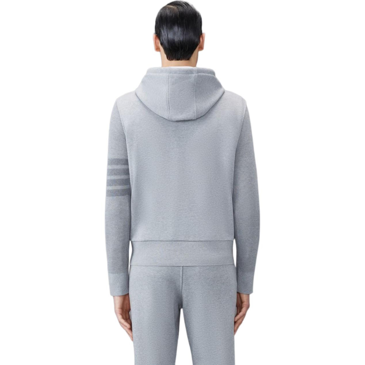 Lookbook トムブラウン フォーバーストライプ スウェットシャツ グレー MJT236A-03377-055