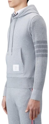 トムブラウン フォーバーストライプ スウェットシャツ グレー MJT236A-03377-055 Shop トムブラウン フォーバーストライプ スウェットシャツ グレー MJT236A-03377-055