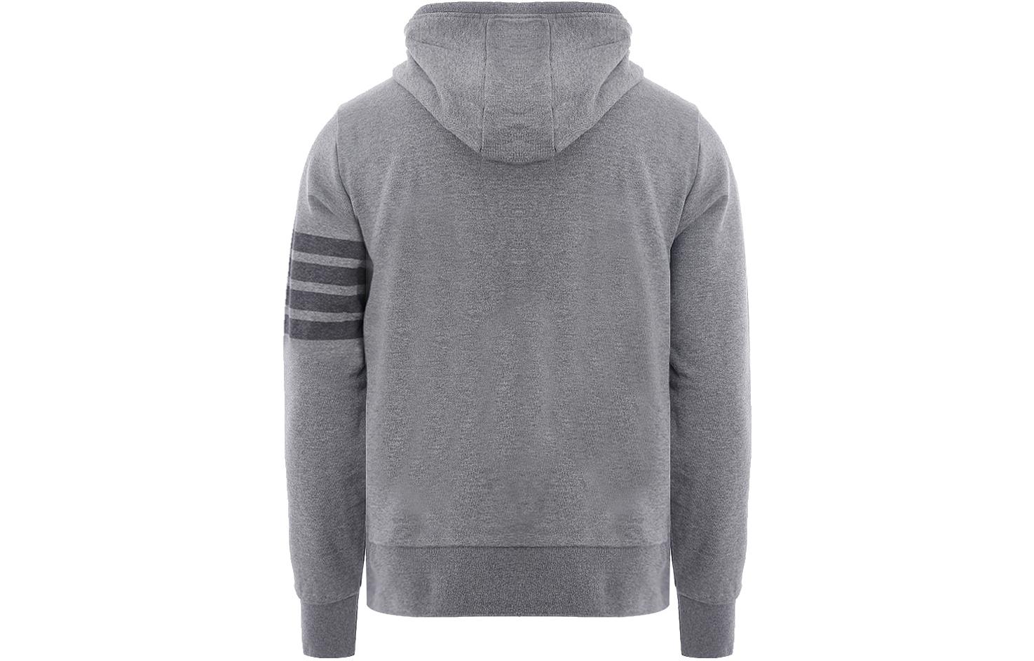 Lookbook トム ブラウン FW20 クラシック 4ストライプ ジップパーカー グレー MJT249A-06910-035