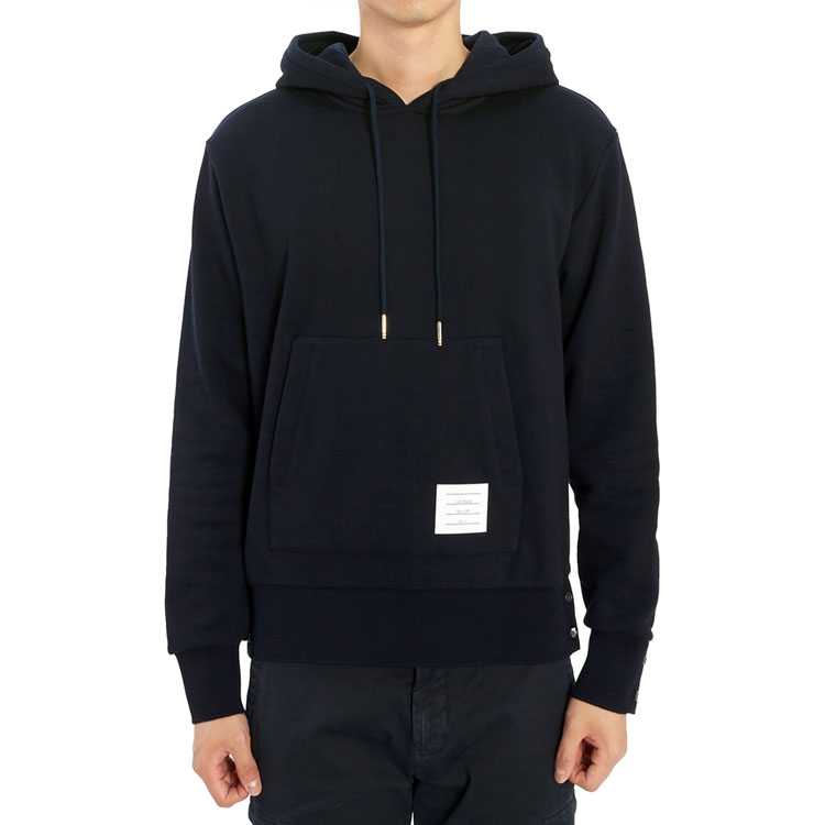 Shop Sudadera Azul Marino Thom Browne FW20 con Rayas en la Espalda. MJT086A-03377-415