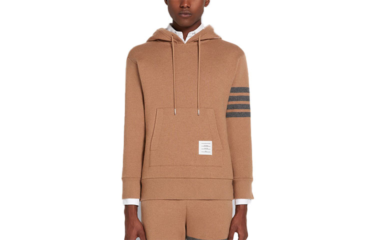 Thom Browne FW21 4-Bar Orange Hoodie MJT112A-07693-275
