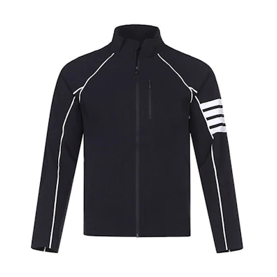 THOM BROWNE FW21 4-Bar Stripe Navy Jacket. MJA003A-06775-461