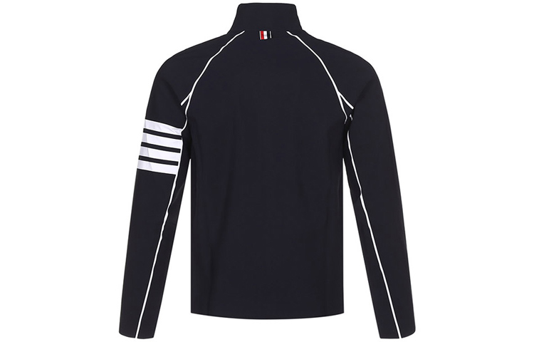 Lookbook トムブラウン FW21 4バー ストライプ ネイビー ジャケット. MJA003A-06775-461