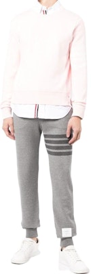 톰브라운 FW21 그레이 클래식 포바 코튼 니트 스웻팬츠. MJQ008-A0691-035 Lookbook 톰브라운 FW21 그레이 클래식 포바 코튼 니트 스웻팬츠. MJQ008-A0691-035