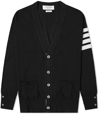 톰브라운 FW21 블랙 4-바 스트라이프 울 가디건 스웨터. MKC002A-Y1014-001 Buy 톰브라운 FW21 블랙 4-바 스트라이프 울 가디건 스웨터. MKC002A-Y1014-001