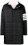 Buy Chaqueta Negra con Capucha Thom Browne FW21 y Rayas Four-Bar. MOD013X-05411-001