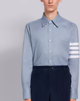 Details for THOM BROWNE FW21 經典四條紋長袖襯衫 淺藍色 MWL272A-05245-480
