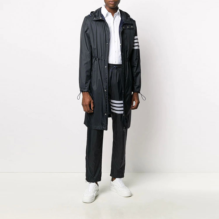 Thom Browne FW21 Four-Bar Hooded Parka Jacket Men’s Blue MJT265A-06859-415 圖 3