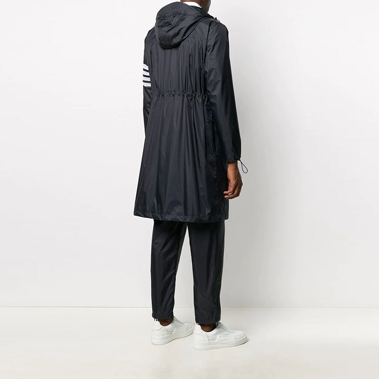 Thom Browne FW21 Four-Bar Hooded Parka Jacket Men’s Blue MJT265A-06859-415 圖 4