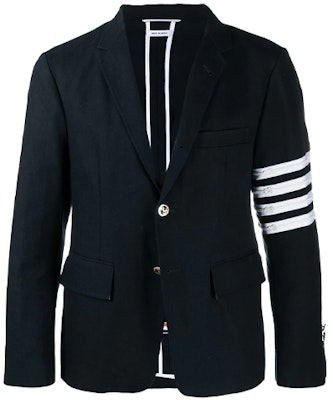 톰브라운 FW21 포스트라이프 블루 캐주얼 블레이저 백투스쿨 에디션. MJU490E-07738-415 Order 톰브라운 FW21 포스트라이프 블루 캐주얼 블레이저 백투스쿨 에디션. MJU490E-07738-415