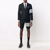 Lookbook Thom Browne FW21 Four-Stripe Casual Blazer Blue Back to School Edition. MJU490E-07738-415
