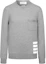 Order Thom Browne FW21 Kelabu 4-Bar Striped Wool Pullover Sweater Kelabu Cerah. MKA355A-Y1002-055