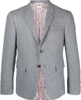 Order Thom Browne 2021秋冬灰色條紋扣前西裝外套. MJC317A0-7478-035