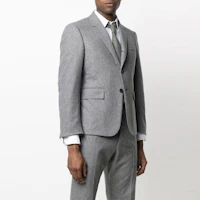 Purchase Thom Browne 2021秋冬灰色條紋扣前西裝外套. MJC317A0-7478-035