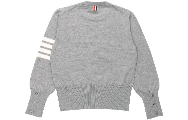 Lookbook トムブラウン FW21 グレー フォーバースティックマン グラフィックニットスウェットシャツ MKA380A-Y1002-055