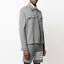 Shop THOM BROWNE FW21 灰色條紋口袋長袖夾克 MJT291A-07545-035