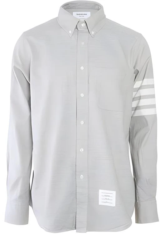 thom-browne-fw-21-light-grey-classic-4-bar-stripe-long-sleeve-shirt-mwl-272-a-05245-035