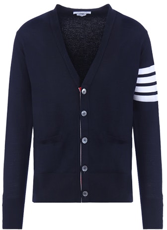 thom-browne-fw-21-merino-wool-v-neck-cardigan-4-bar-unisex-blue-sweater-mkc-002-a-00014-415