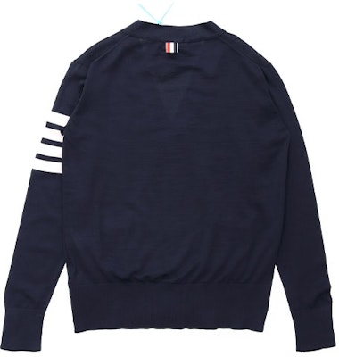 톰브라운 FW21 메리노울 V넥 가디건 4선 유니섹스 블루 스웨터 MKC002A-00014-415 Shop 톰브라운 FW21 메리노울 V넥 가디건 4선 유니섹스 블루 스웨터 MKC002A-00014-415