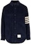 Buy 톰 브라운 FW21 네이비 코듀로이 포바 셔츠 재킷. MJO145A-07471-415