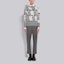 Shop Thom Browne FW21 圖案印花羊毛套頭毛衣 男士灰色 MKA376-AY101-4982