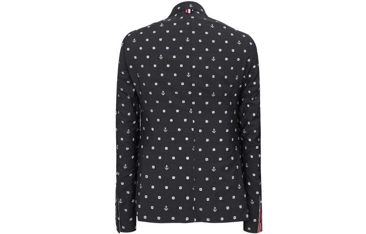 Lookbook Thom Browne FW21 Polka Dot Long Sleeve Blazer Dark Grey MJC159A-01458-025