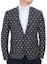 Purchase Thom Browne FW21 Polka Dot Long Sleeve Blazer Dark Grey MJC159A-01458-025
