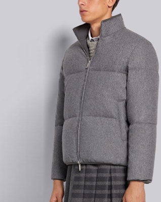 トムブラウン FW21 リバーシブル ダウンジャケット 冬 グレー MJD078X-07478-035 Purchase トムブラウン FW21 リバーシブル ダウンジャケット 冬 グレー MJD078X-07478-035