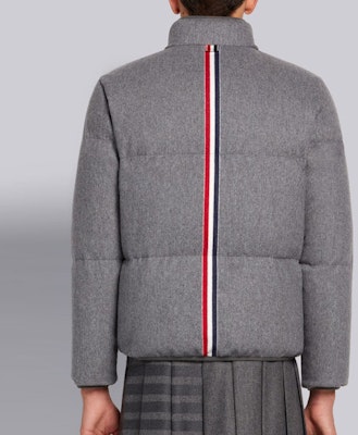 トムブラウン FW21 リバーシブル ダウンジャケット 冬 グレー MJD078X-07478-035 Details for トムブラウン FW21 リバーシブル ダウンジャケット 冬 グレー MJD078X-07478-035