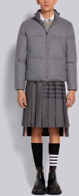 トムブラウン FW21 リバーシブル ダウンジャケット 冬 グレー MJD078X-07478-035 Sizing トムブラウン FW21 リバーシブル ダウンジャケット 冬 グレー MJD078X-07478-035